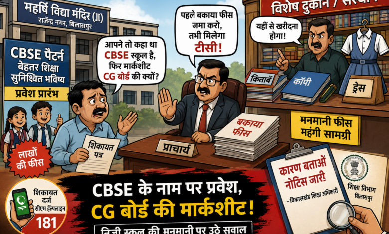 निजी स्कूलों की मनमानी